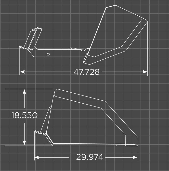 Loflin Fabrication -   Mini Skid Steer and Compact Tractor Front Dump Bucket