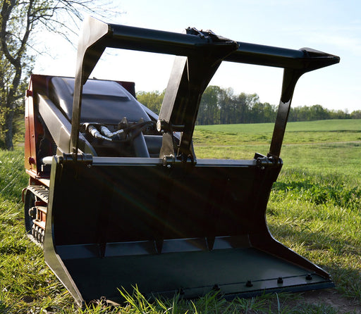 Loflin Fabrication - Mini Skid Steer and Compact Tractor Grapple Bucket