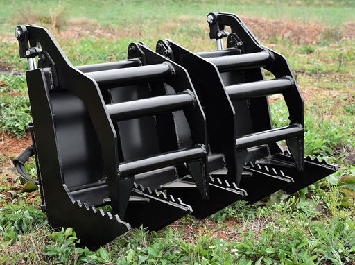 Loflin Fabrication -  Mini Skid Steer and Compact Tractor Vertical Root Grapple