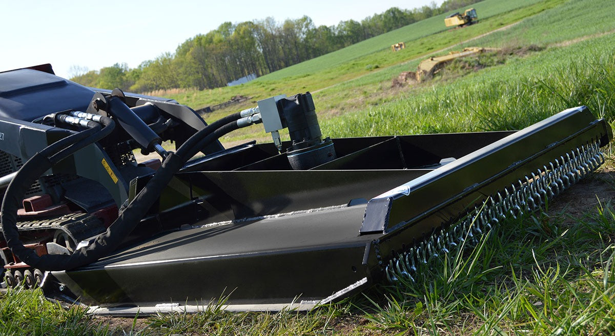 Loflin Fabrication - Mini Skid Steer Brush Cutter