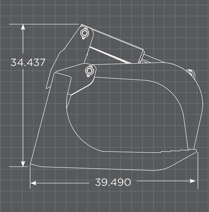 Loflin Fabrication – 72" Heavy Duty Root Grapple