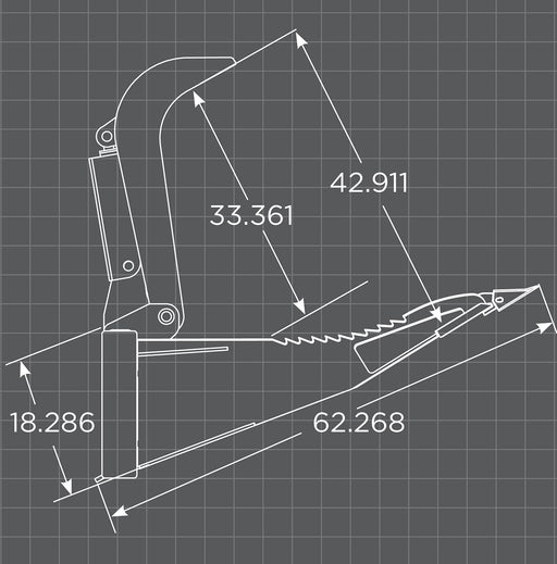 Loflin Fabrication -  Stump Grapple Bucket
