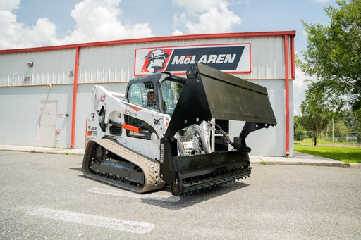 McLaren Industries – Skid Steer Power Rake With 4-in-1 Bucket