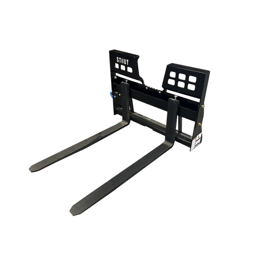 Stout Buckets – 48" Heavy Duty Class 2 Pallet Fork With Full Back Walk-Through Frame