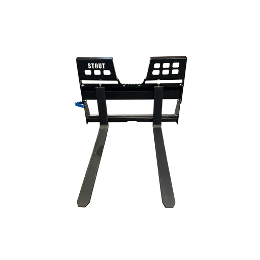 Stout Buckets – 48" Heavy Duty Class 3 Pallet Fork With Full Back Walk-Through Frame