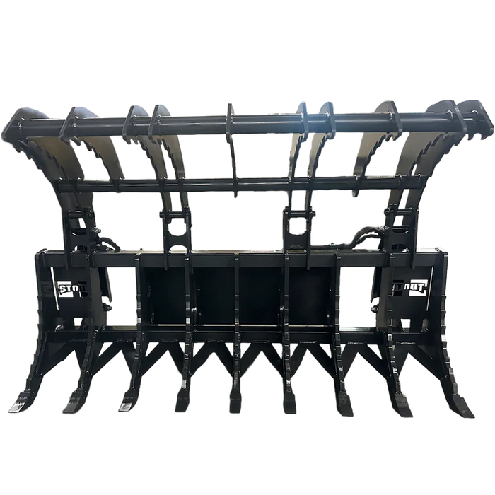 Stout Buckets – 72" XHD Single Clam Root Grapple