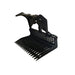 Stout Buckets – XHD Brush and Root Grapple with 6" tine spacing and Skid Steer Quick Attach