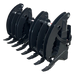 Stout Buckets – XHD Root Rake Clam Grapple With Dual Grapples and Skid Steer Quick Attach