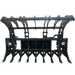 Stout Buckets – XHD Root Rake Clam Grapple With Single Grapple and Skid Steer Quick Attach