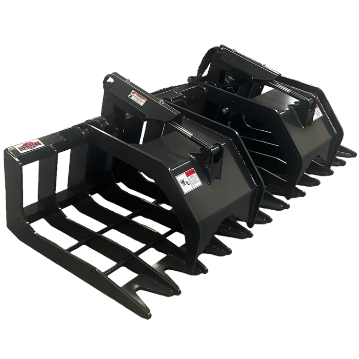 Stout Buckets – XHD Utility Grapple With Skid Steer Quick Attach